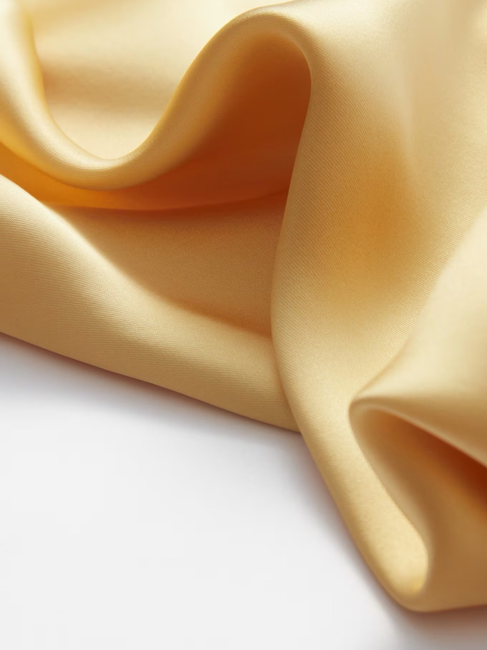 & Other Stories Sleeveless Satin Midi Dress in Soft Yellow - Picture 2 of 5